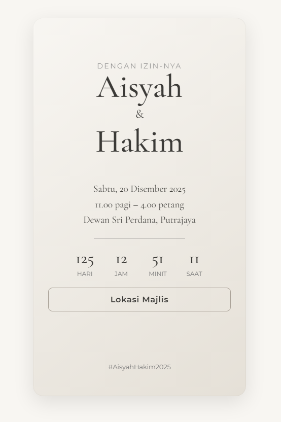 Digital Invitation Sample 2