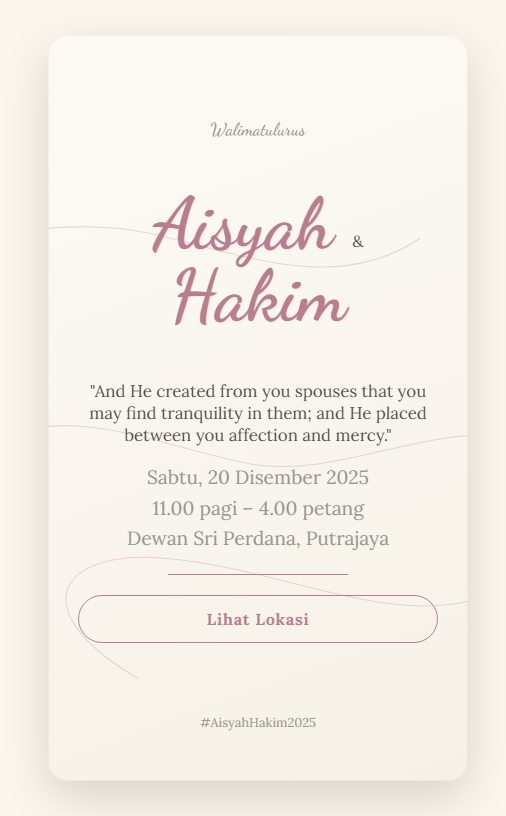 Digital Invitation Sample 3