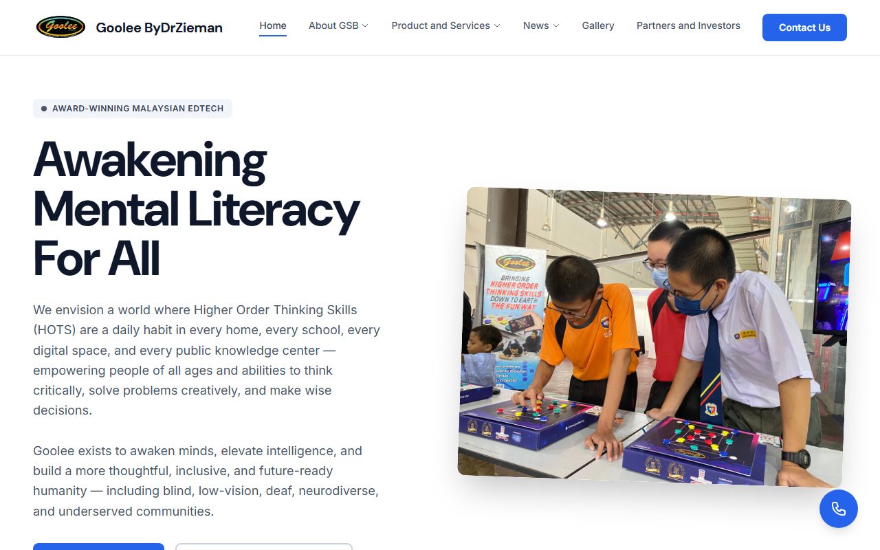 Goolee website preview
